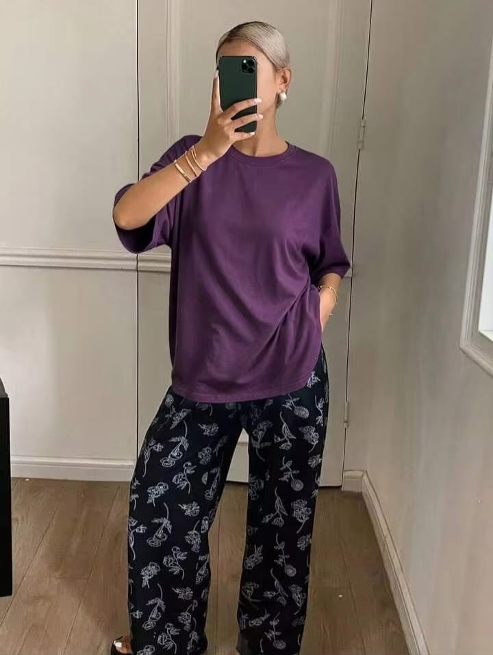 بيجامه موف 💜